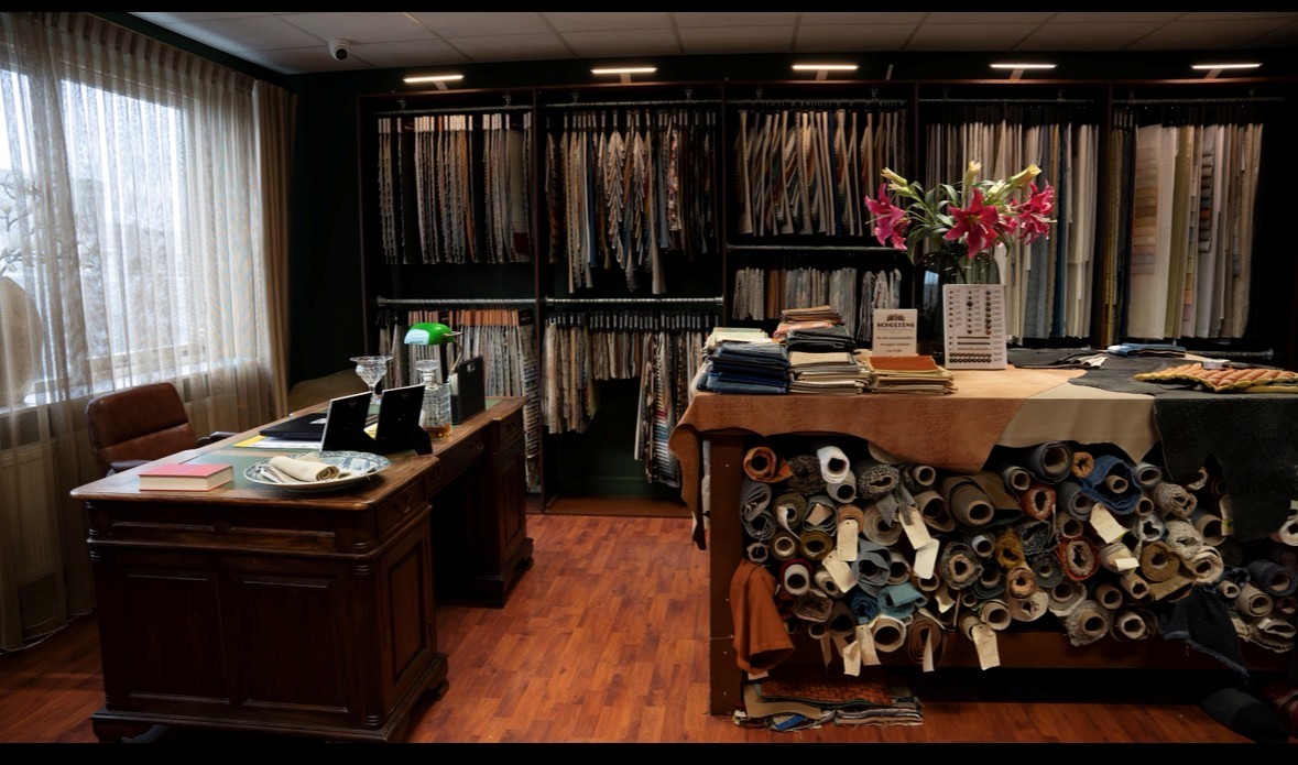 Meubelstoffen uit de collectie van Scholtens